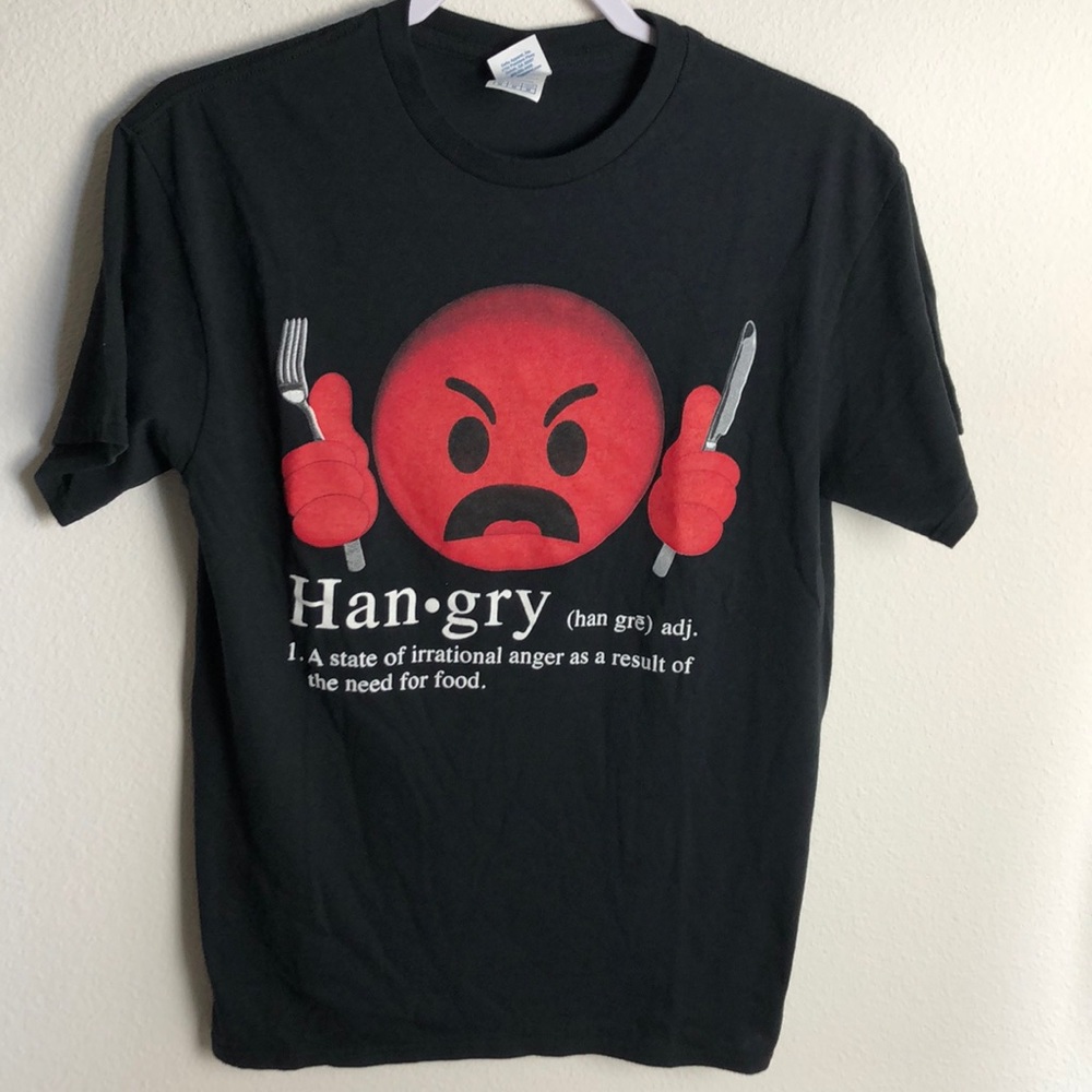 Hangry Short Sleeve Shirt Size M - Picture 2 of 4
